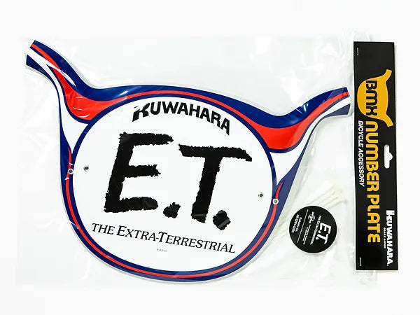 KUWAHARA 「E.T.」 Old School Number Plate