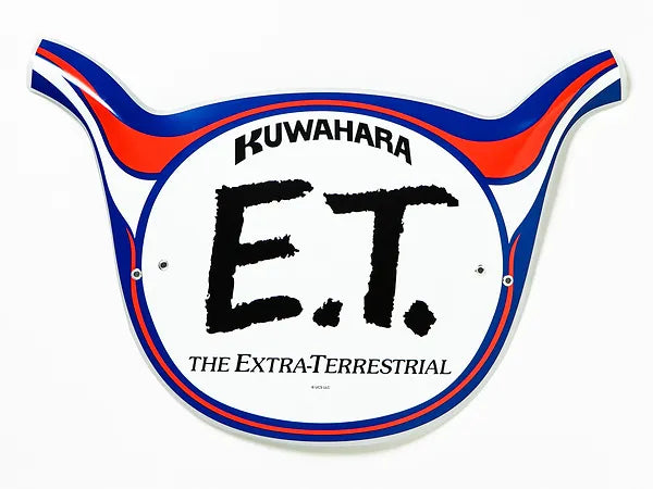 KUWAHARA 「E.T.」 Old School Number Plate