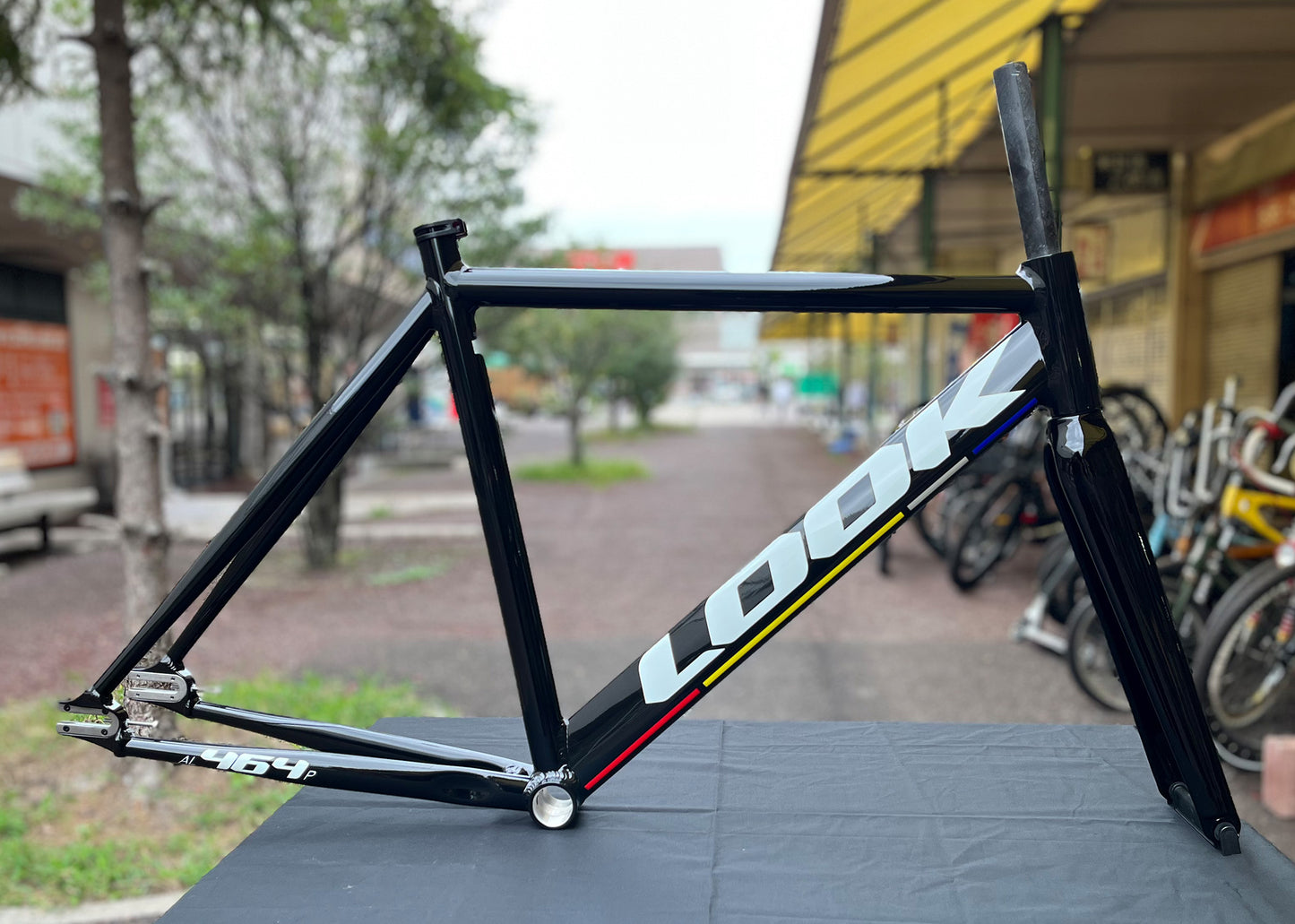 LOOK  AL 464 F PROTEAM BLACK GLOSSY - FRAMESET