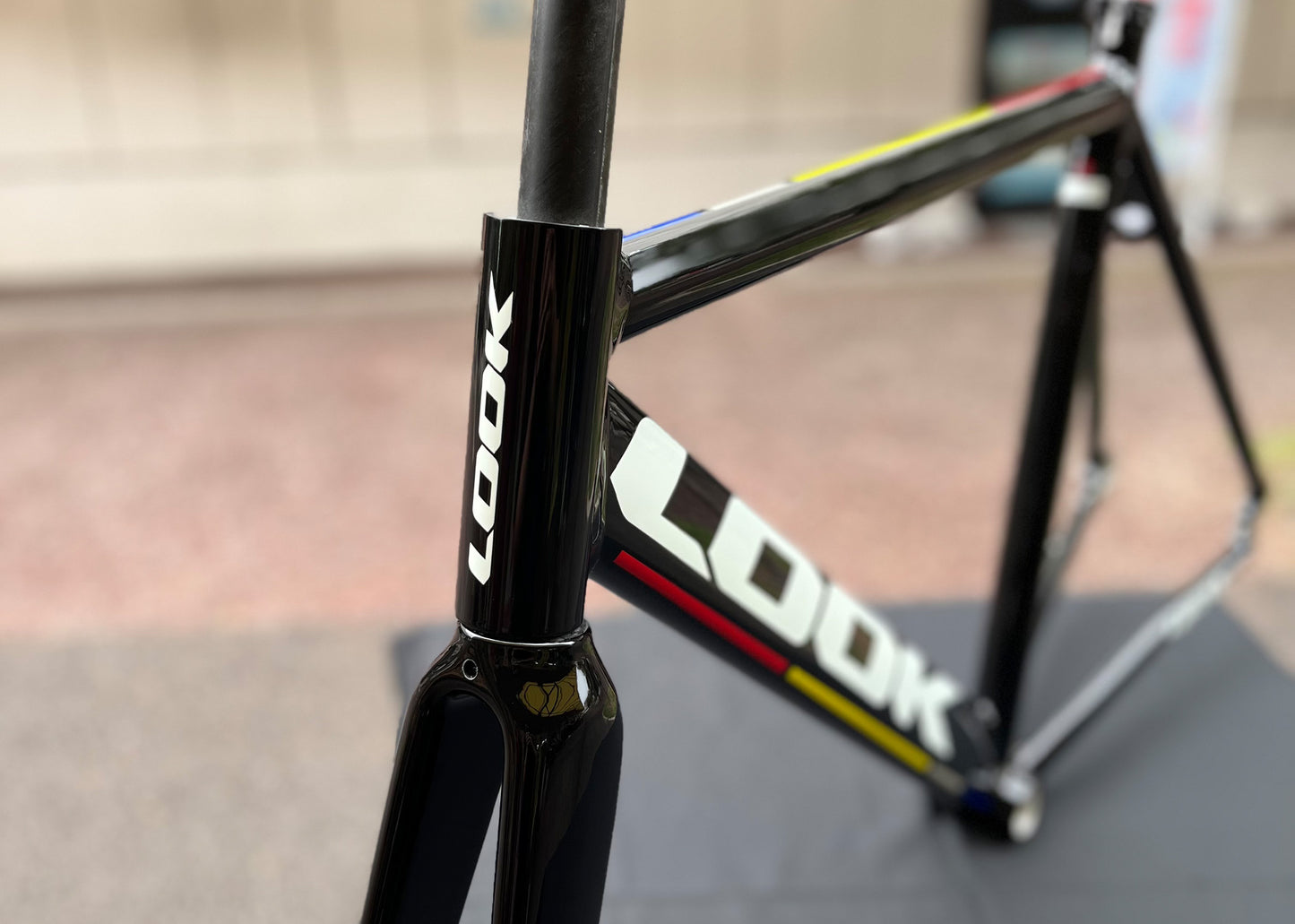 LOOK  AL 464 F PROTEAM BLACK GLOSSY - FRAMESET