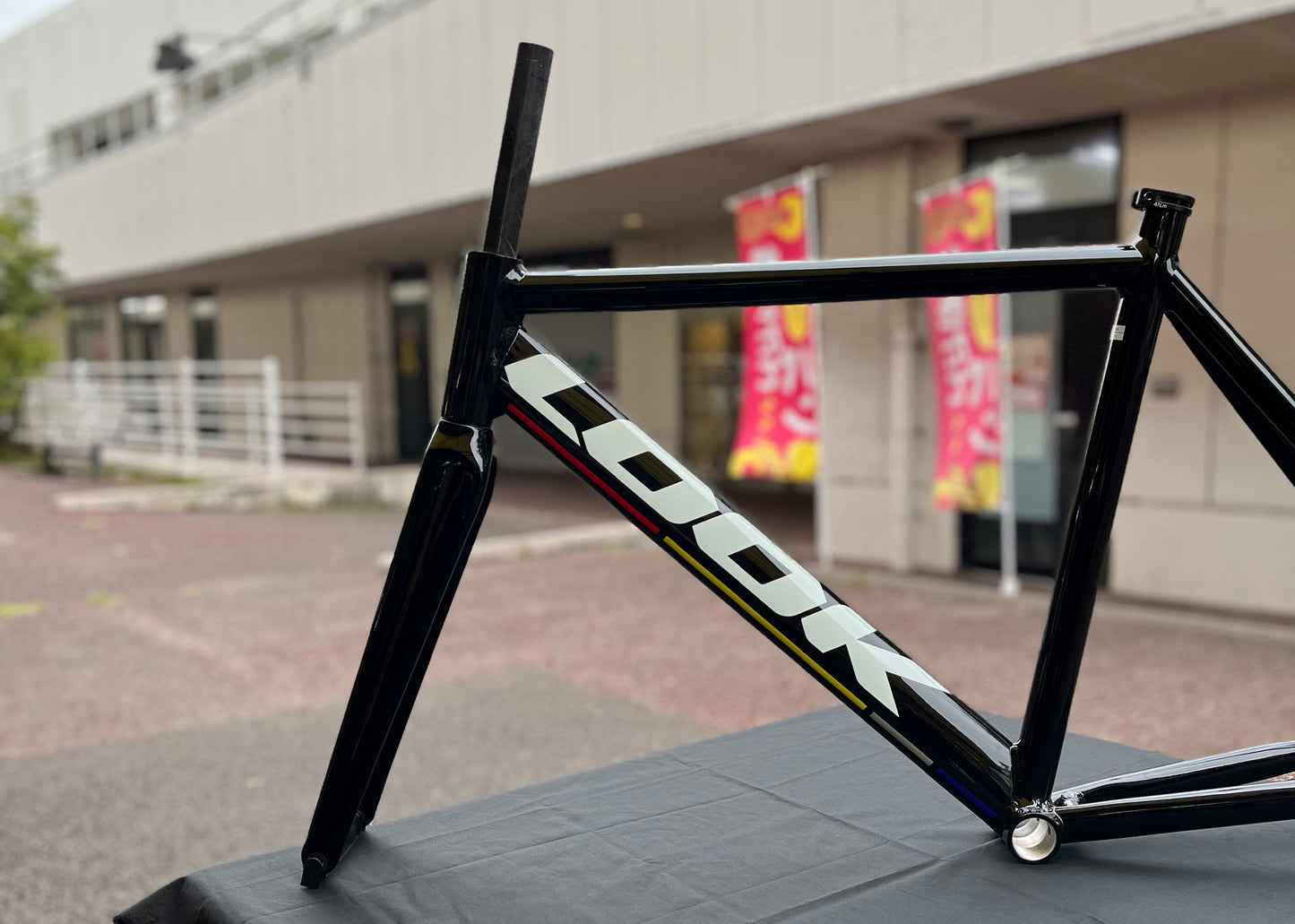 LOOK  AL 464 F PROTEAM BLACK GLOSSY - FRAMESET